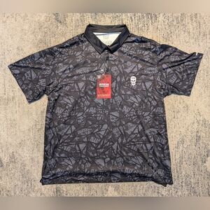 NWT RSVLTS WWE Stone Cold Steve Austin "Tee Time 3:16" All-Day Polo Men's 3XL